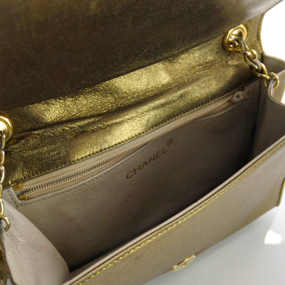 Chanel Lambskin Tassel Flap Bag Metallic 5 of 10