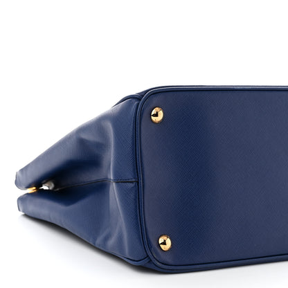 Prada Saffiano Medium Galleria Double Zip Tote Bluette 9 of 15