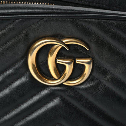 Gucci Calfskin Matelasse Small GG Marmont Chain Shoulder Bag 7 of 9