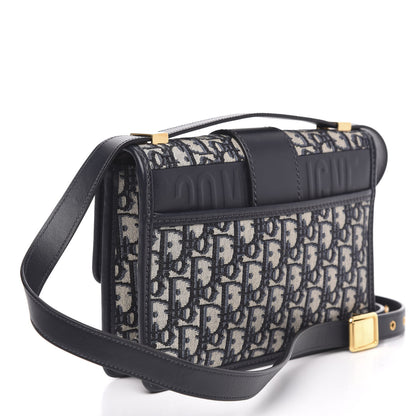 Christian Dior Oblique 30 Montaigne Flap Bag Blue 3 of 8