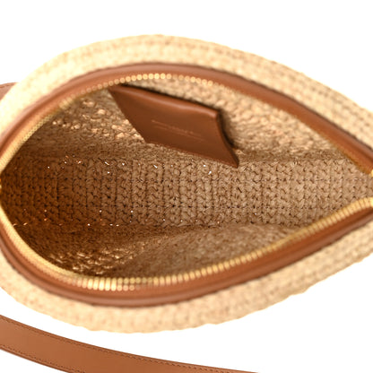 Saint Laurent Raffia Sac Round Naturel 5 of 10