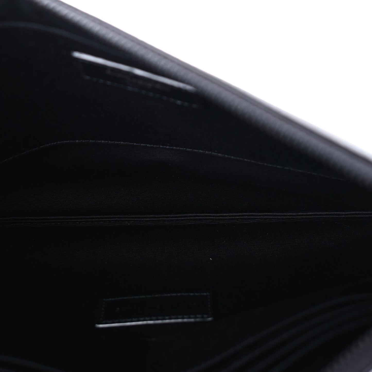 Calfskin Crocodile Embossed Tablet Pouch  Black