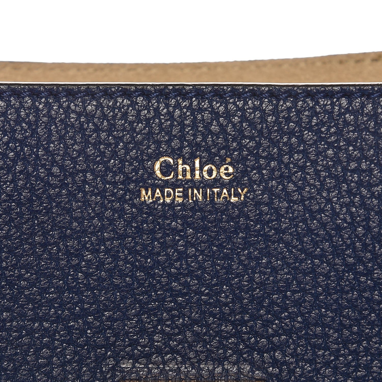 Chloe Grained Lambskin Mini Drew Shoulder Bag Royal Navy 6 of 6