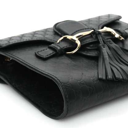 Gucci Microguccissima Mini Emily Shoulder Bag Black 7 of 8