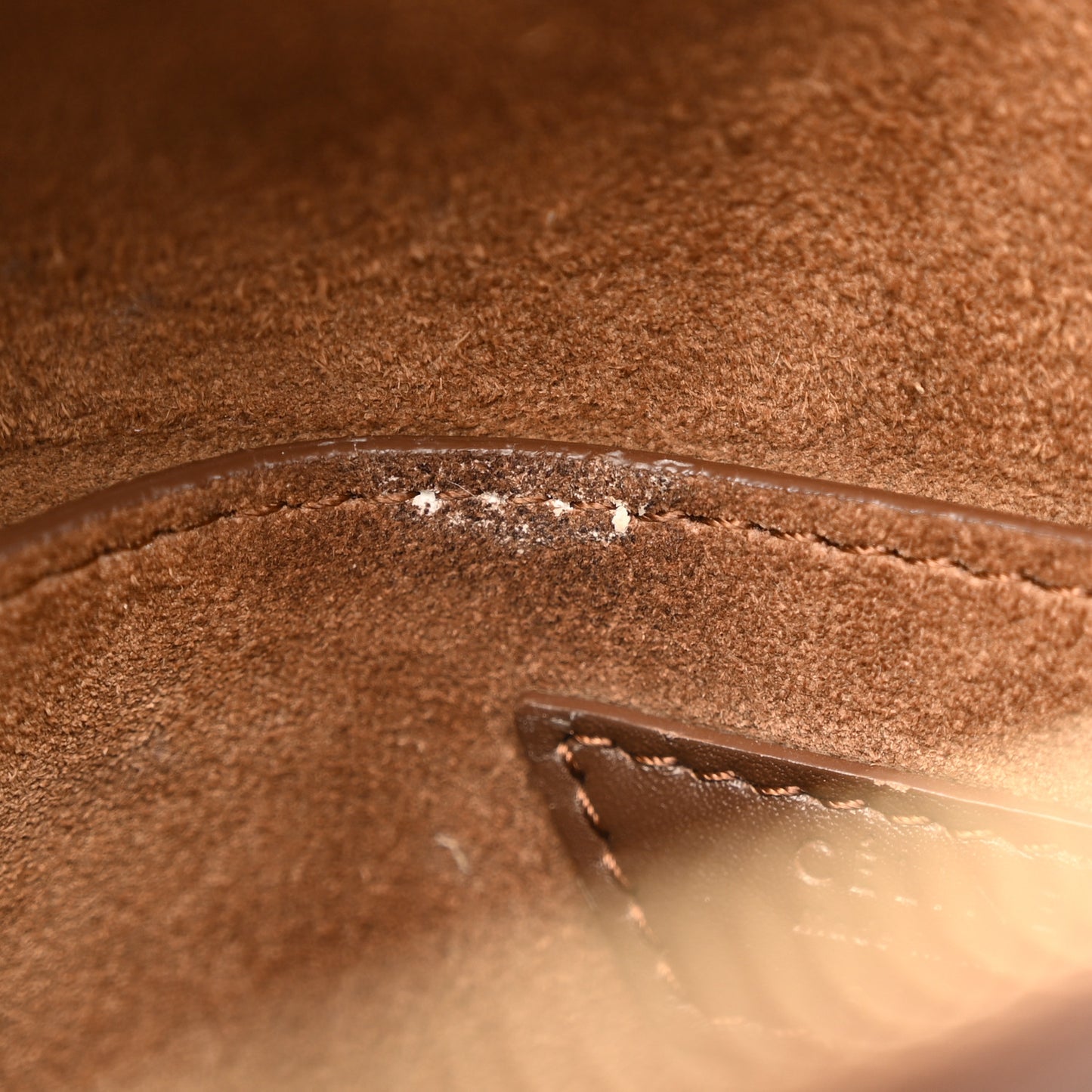 Smooth Calfskin Medium Saddle Bag Tan