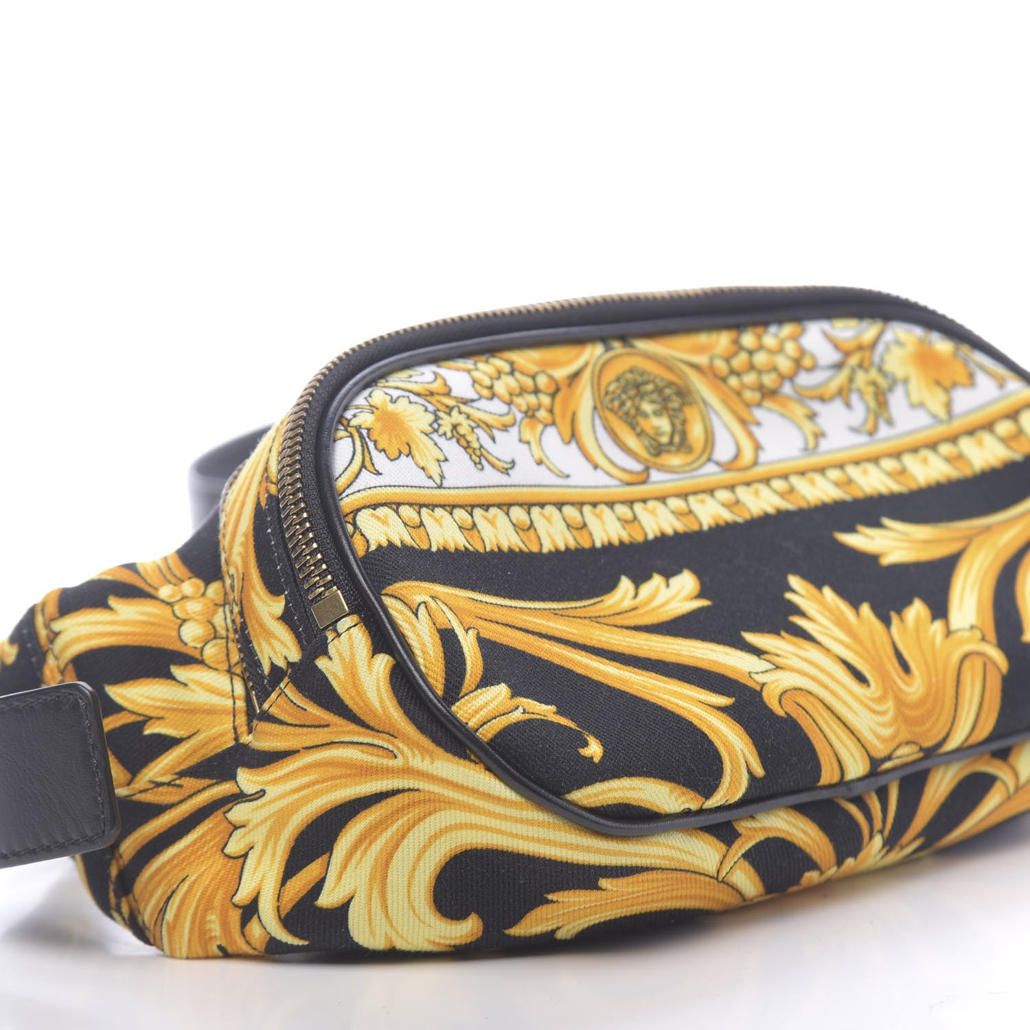 Versace Nylon Baroque Print Belt Bag Black 9 of 11