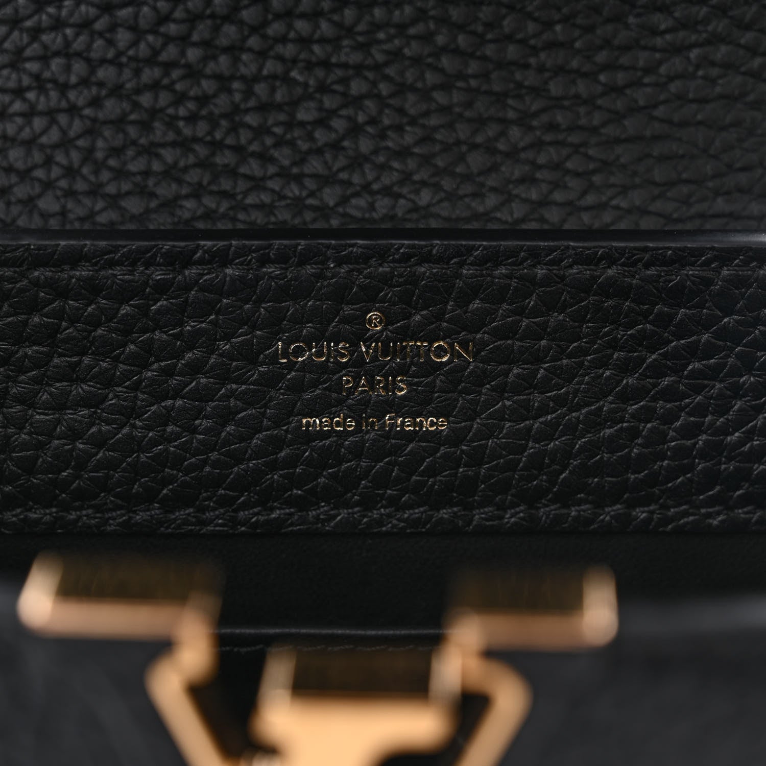 Louis Vuitton Taurillon Mini Capucines Black 6 of 13