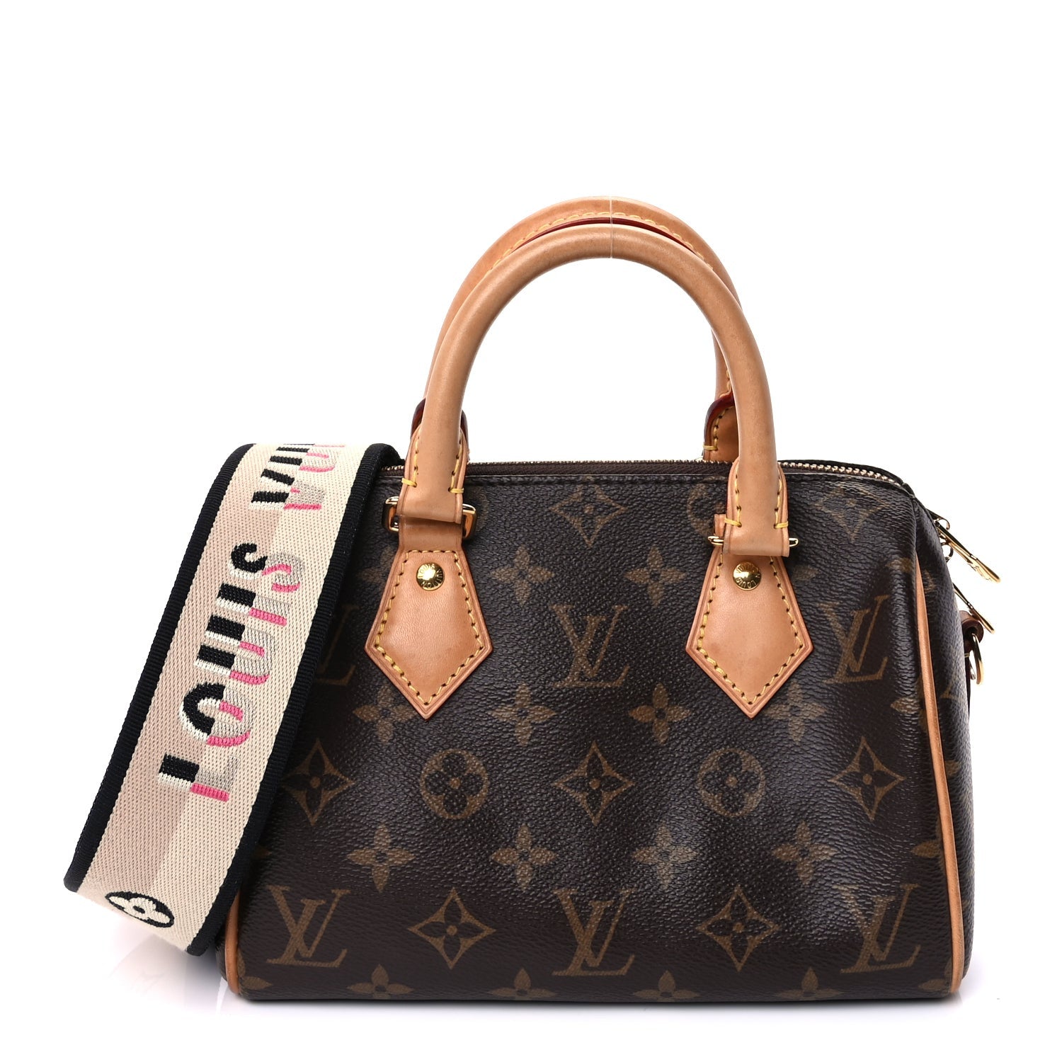 Louis Vuitton Monogram Speedy Bandouliere 20  Black 1 of 7