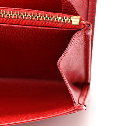 Louis Vuitton Epi Sarah Wallet Red 16 of 21