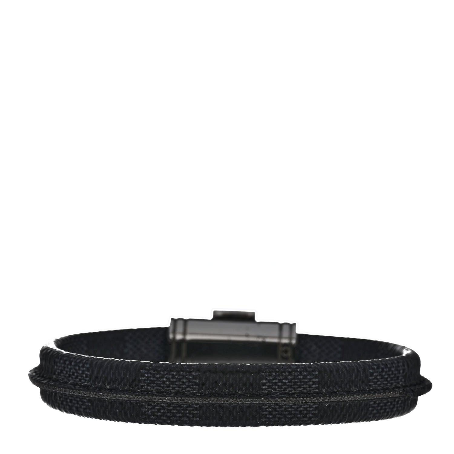 Louis Vuitton Damier Graphite Clip It Bracelet 3 of 5