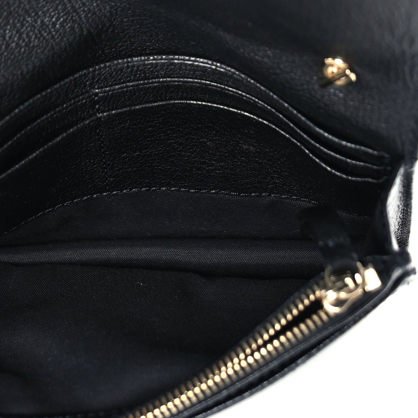 Grainy Print Bayswater Clutch Wallet  Black