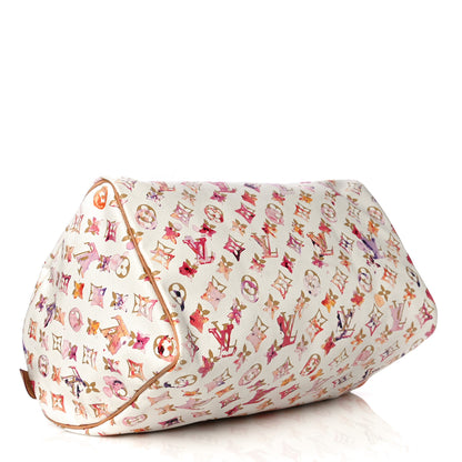 Louis Vuitton Watercolor Aquarelle Speedy 35 White 4 of 20