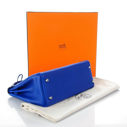 Hermes Togo Kelly Retourne 32 Bleu Electrique 4 of 25