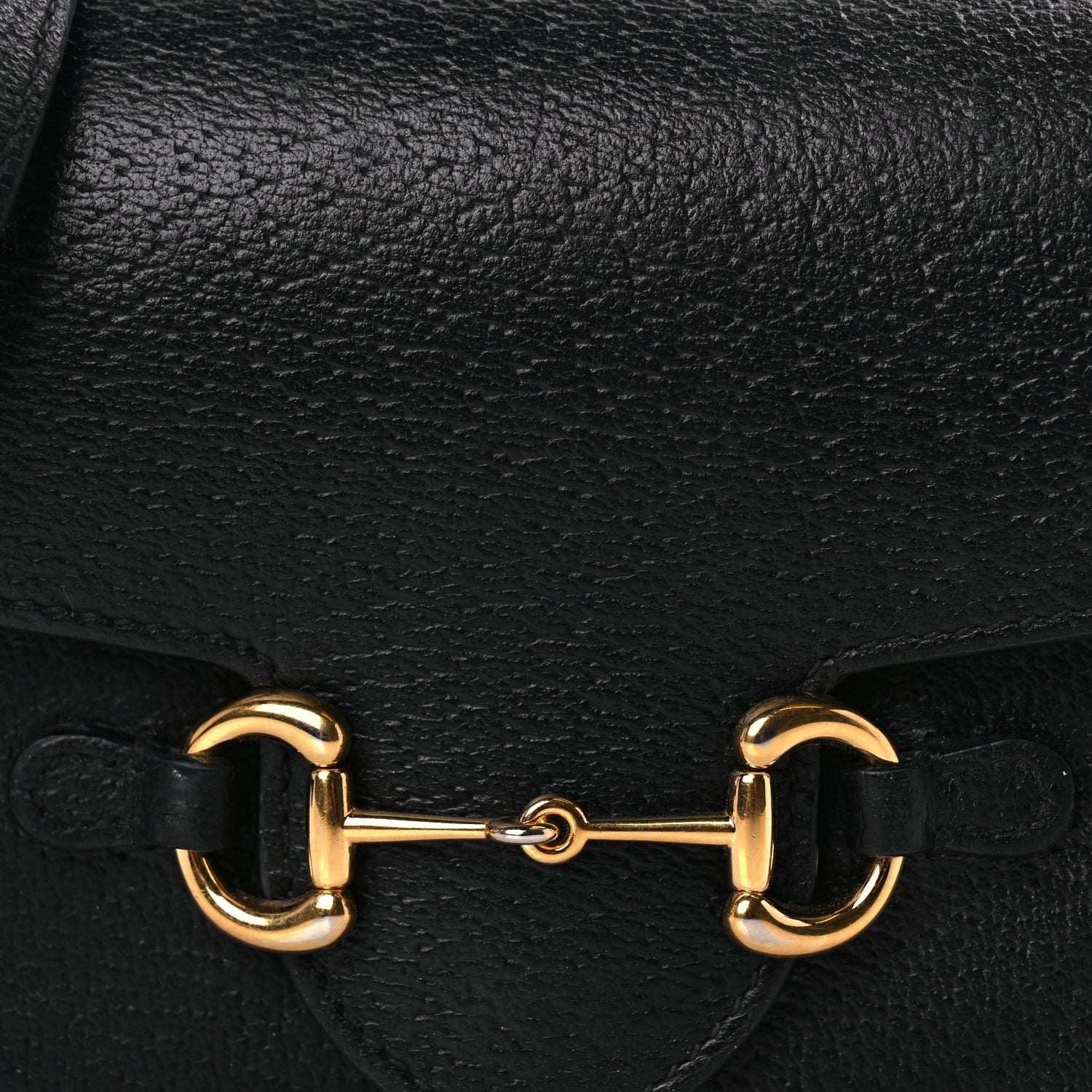 Gucci Calfskin Horsebit 1955 Shoulder Bag Black 7 of 10