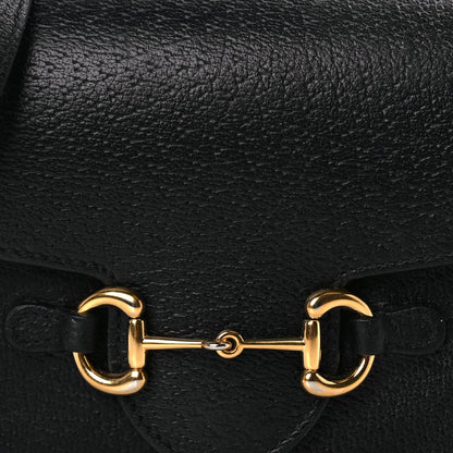 Gucci Calfskin Horsebit 1955 Shoulder Bag Black 7 of 10