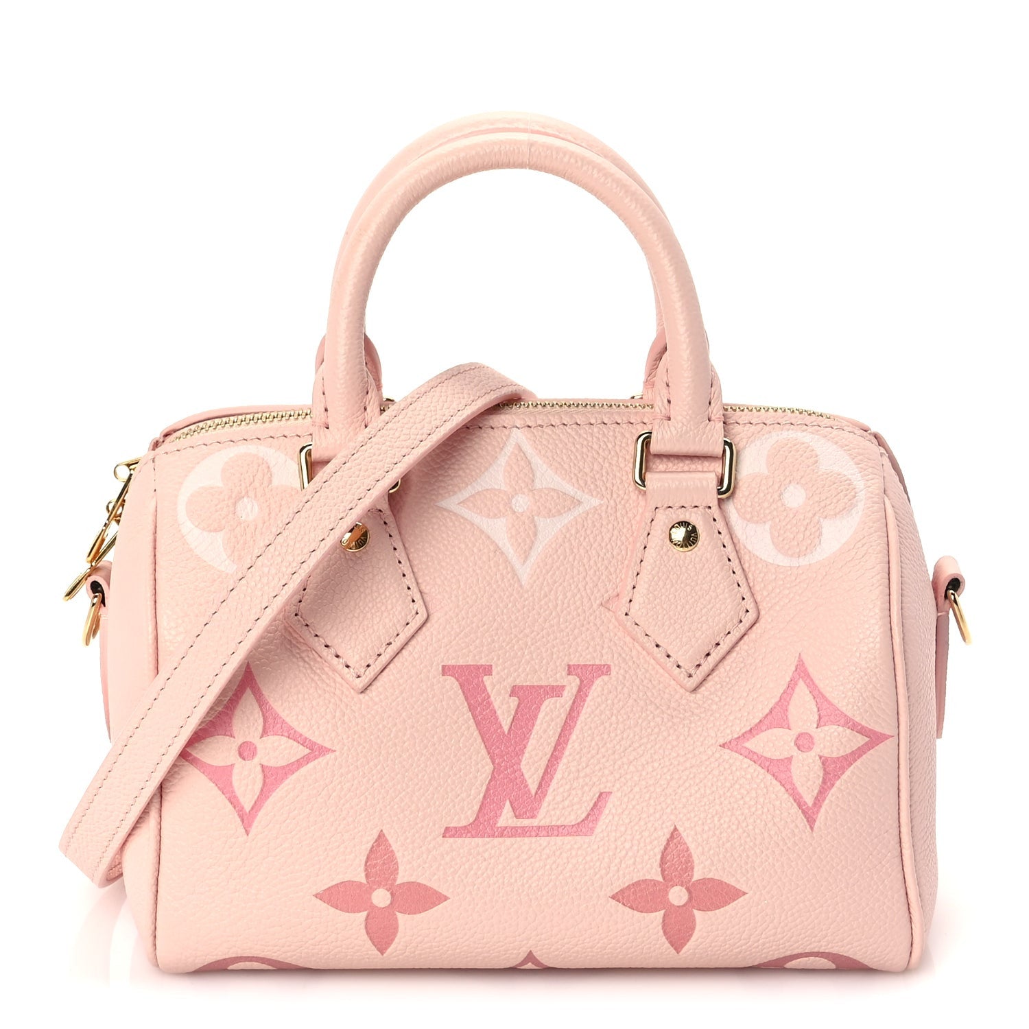 Louis Vuitton Empreinte Monogram Giant Speedy Bandouliere 20  Degrade Rose Pink 1 of 8