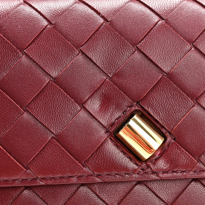 Bottega Veneta Nappa Intrecciato Long Andiamo Top Handle Clutch Barolo 15 of 16