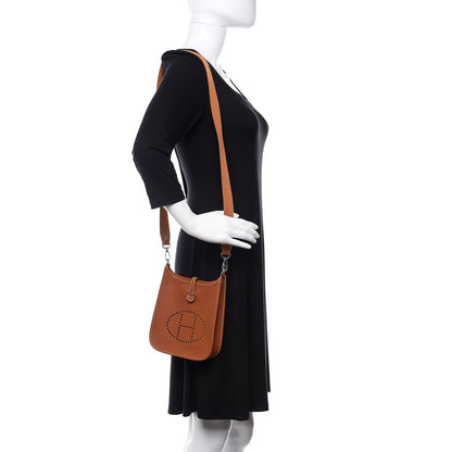 Hermes Taurillon Clemence Evelyne TPM Gold 2 of 11