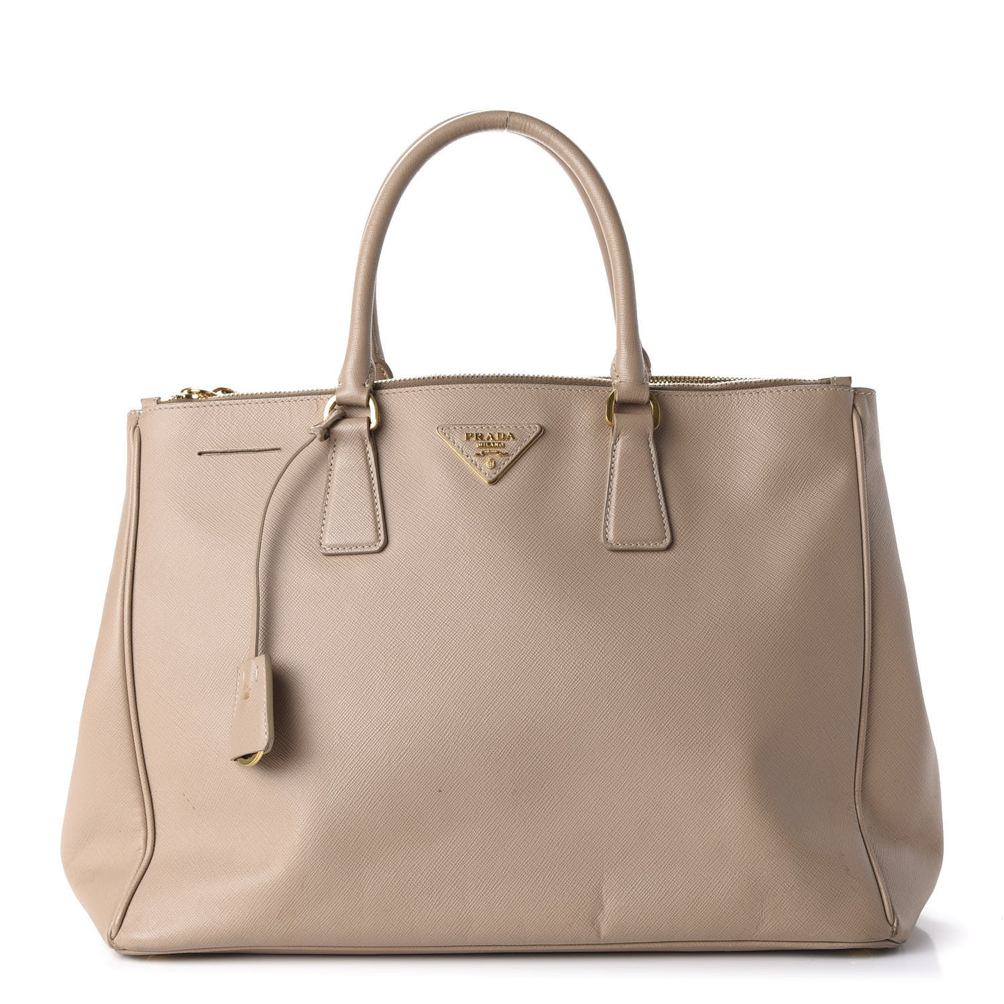 Saffiano Large Galleria Double Zip Tote Cipria