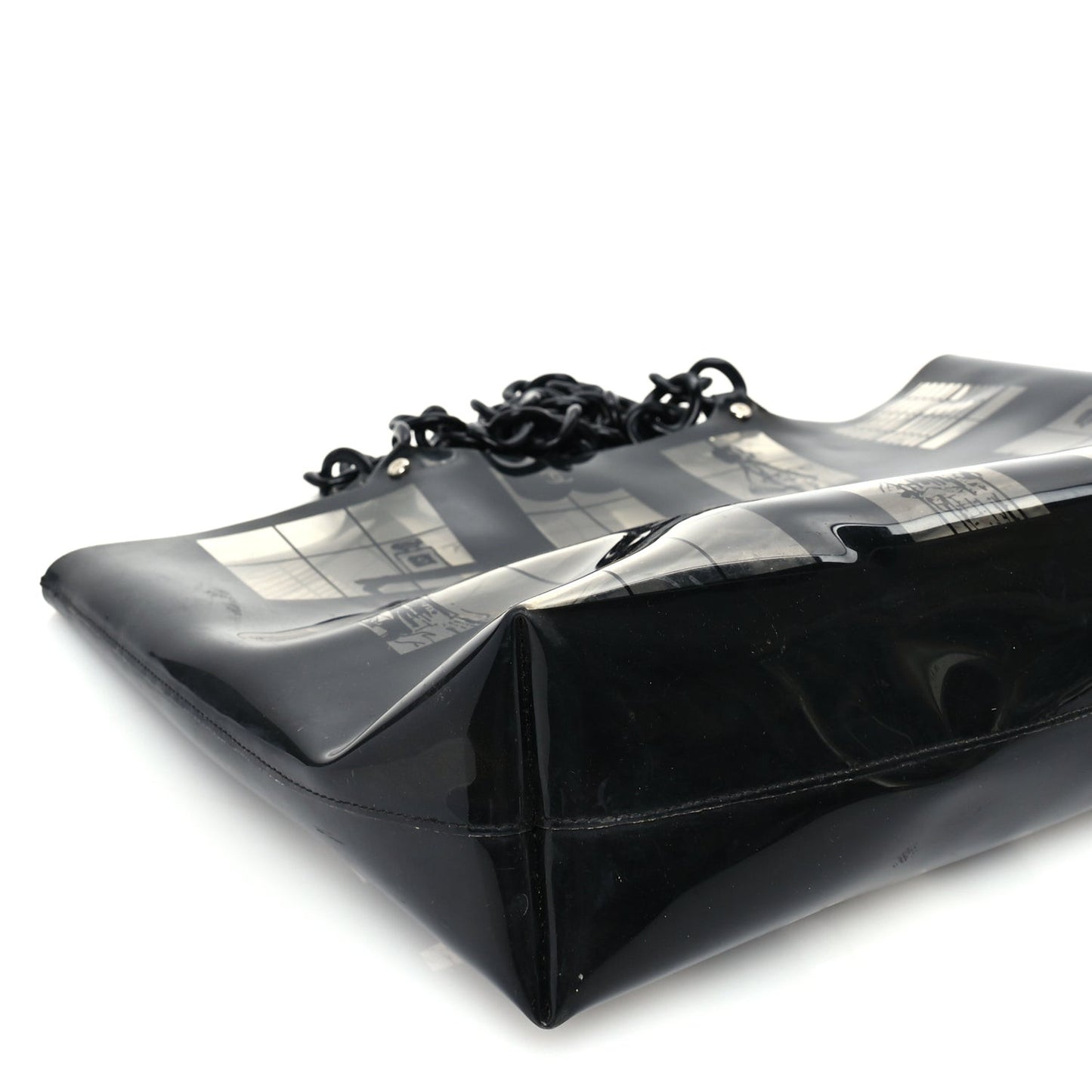 Vinyl Coco Window Tote Black