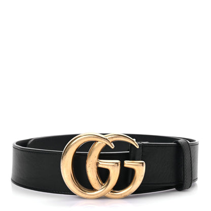 Gucci Calfskin Double G 40mm Belt 80 32 Black 1 of 5