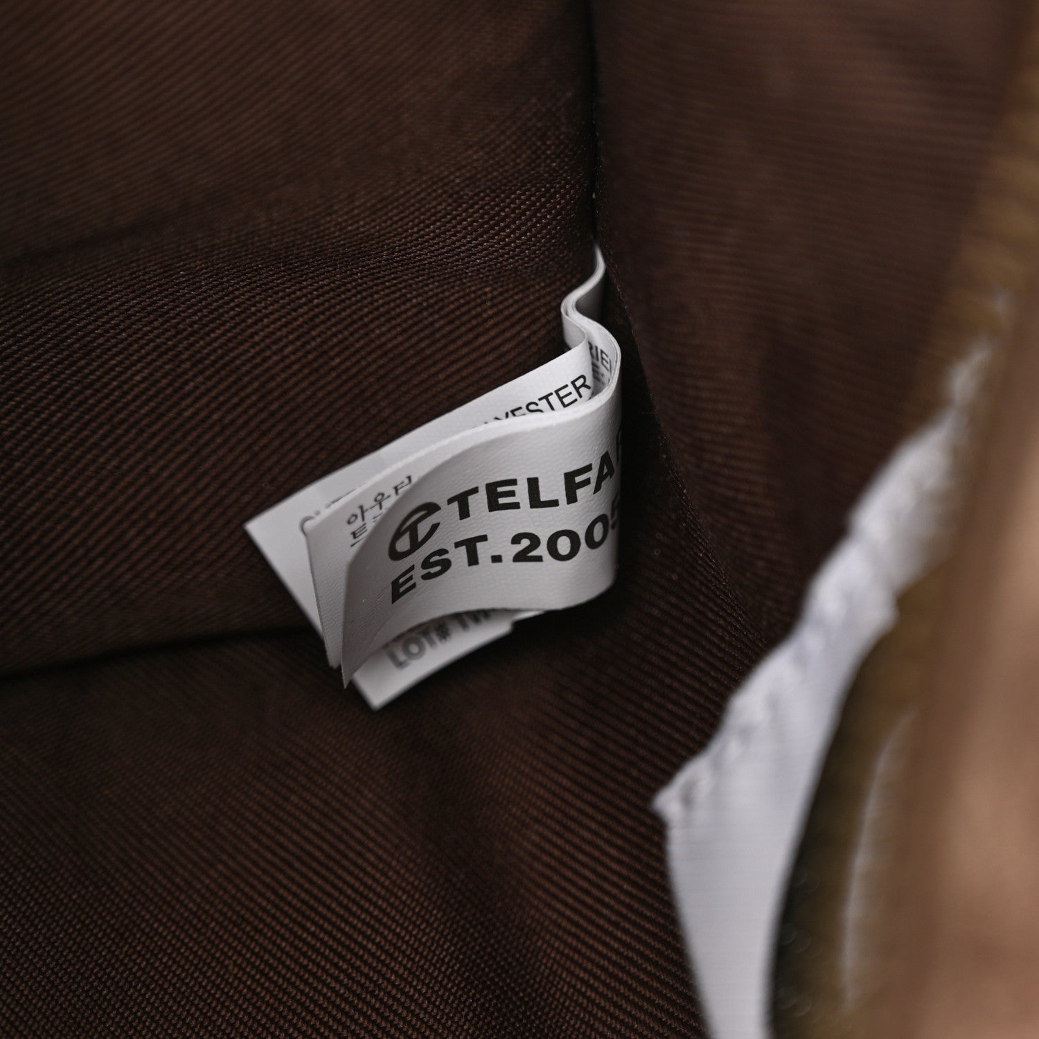 Telfar Monogram Jacquard Small Shopping Bag Chocolate 7 of 10