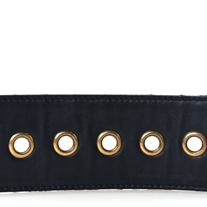 Christian Dior Oblique Diorquake Belt 75 Blue Multi 5 of 6