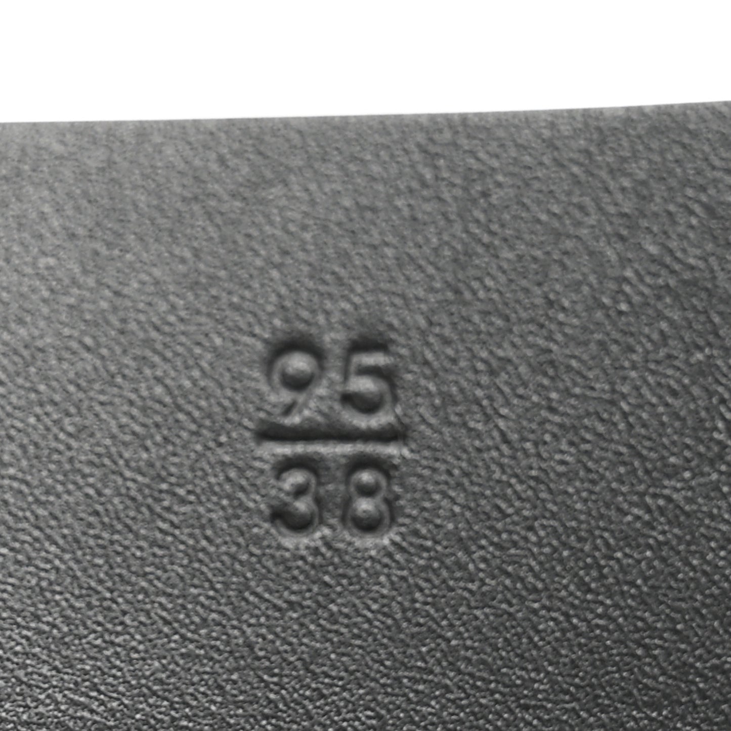 Calfskin Chain CC Belt 95 38 Black