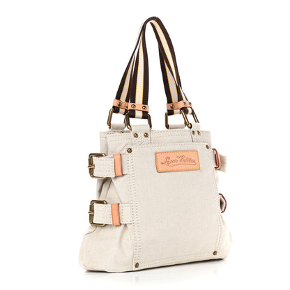 Louis Vuitton Toile Globe Shopper Cabas PM Red 2 of 9