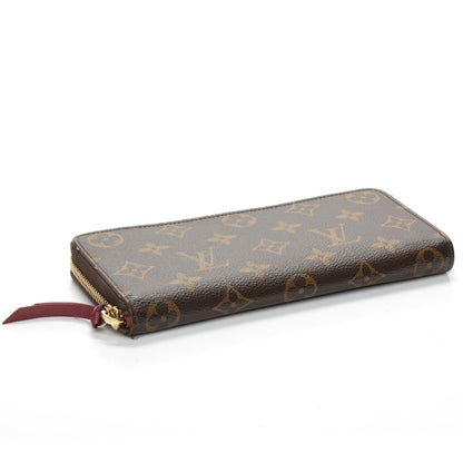 Louis Vuitton Monogram Clemence Wallet Fuchsia 4 of 6