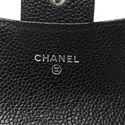 Chanel Caviar Quilted Flap Card Holder Black 5 of 7