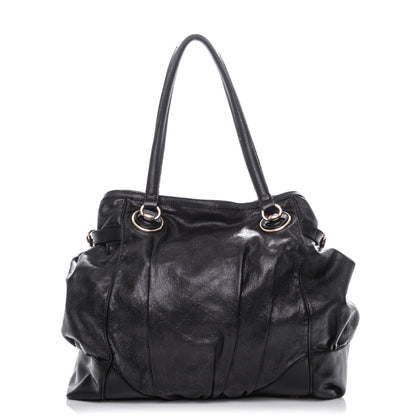 Gucci Guccissima Large Full Moon Tote Black 1 of 7
