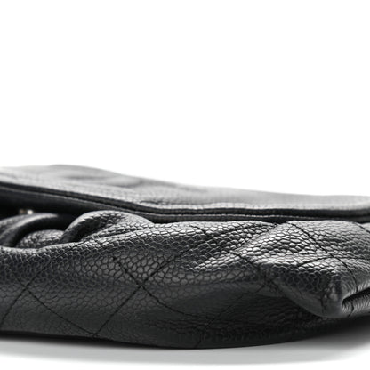 Chanel Caviar Half Moon Wallet On Chain WOC Black 10 of 12