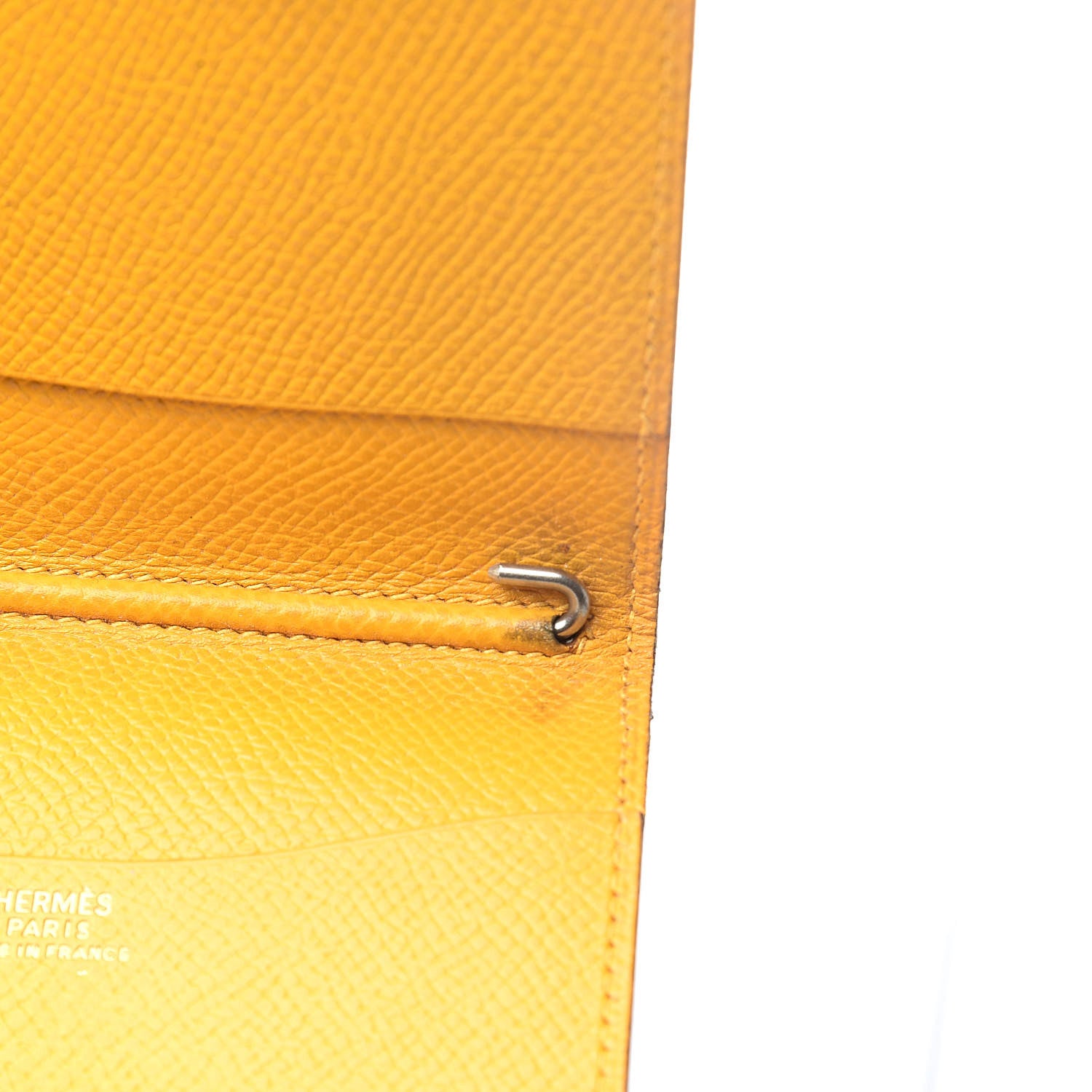 Hermes Courchevel Globe Trotter Agenda Cover PM Jaune 8 of 9