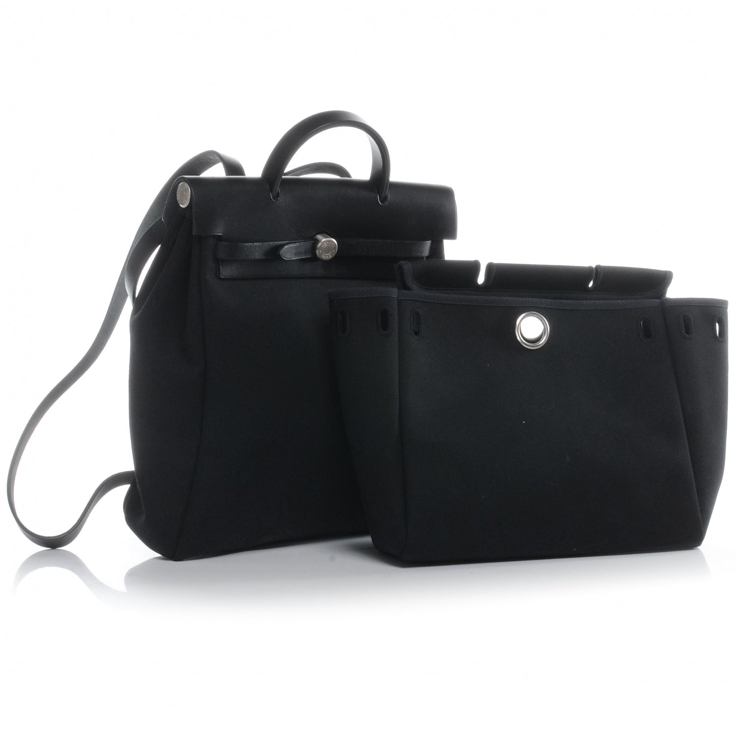 Hermes Toile Herbag Backpack Black 1 of 11