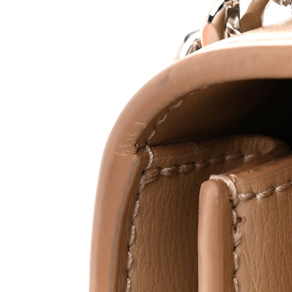 Saint Laurent Calfskin Medium Monogram Sunset Dark Beige 11 of 12