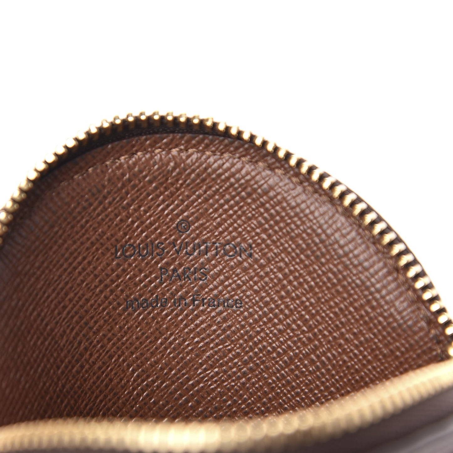 Monogram Round Coin Purse