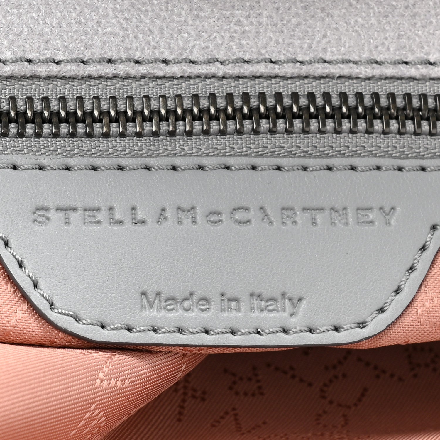 Stella McCartney Shaggy Deer Falabella 3 Chain Fold Over Tote Ice Grey 6 of 8