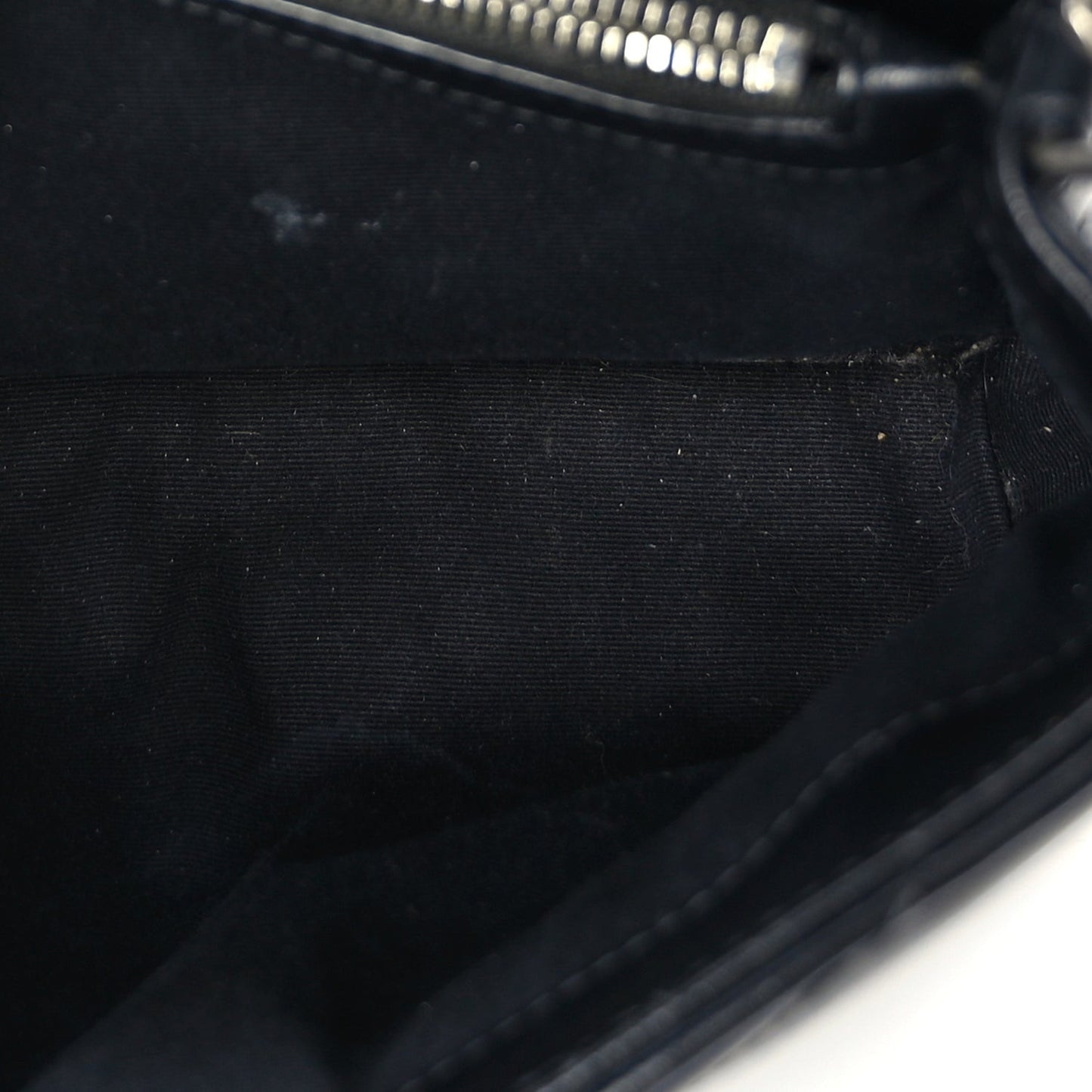 Calfskin Y Quilted Monogram Small Loulou Chain Satchel Black
