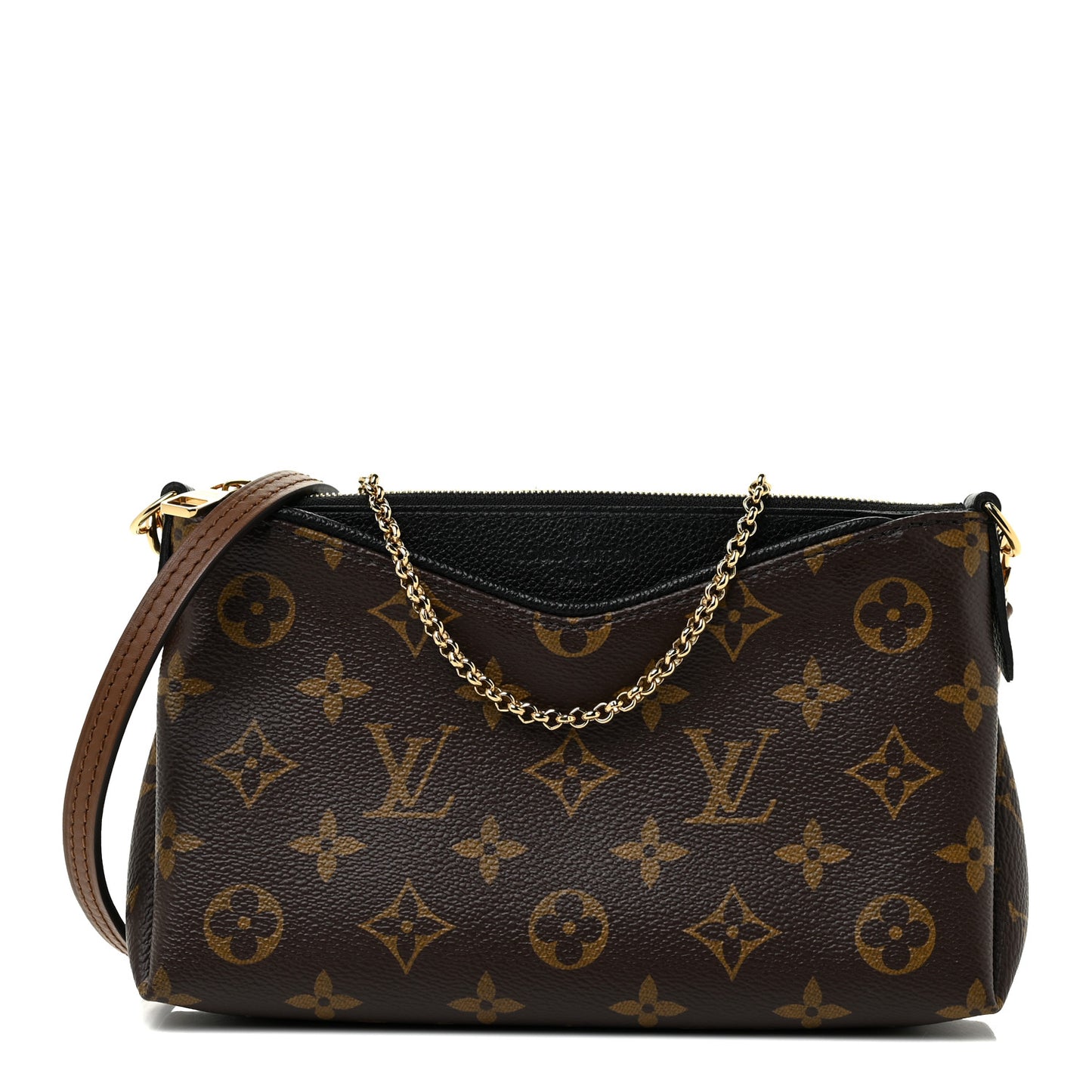 Monogram Pallas Clutch Black