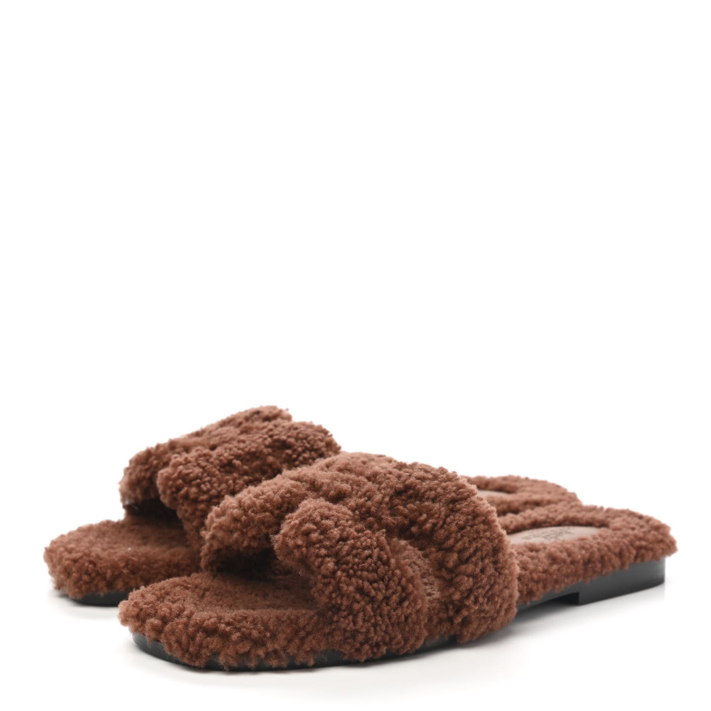 Woolskin Oran Sandals 36 Cognac