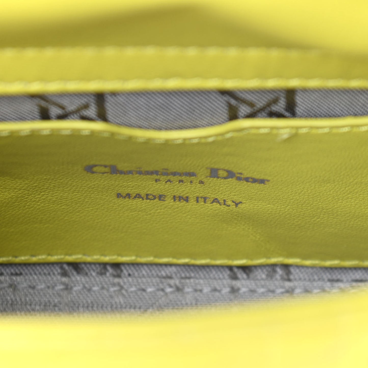 Lambskin Cannage Nano Lady Dior Acid