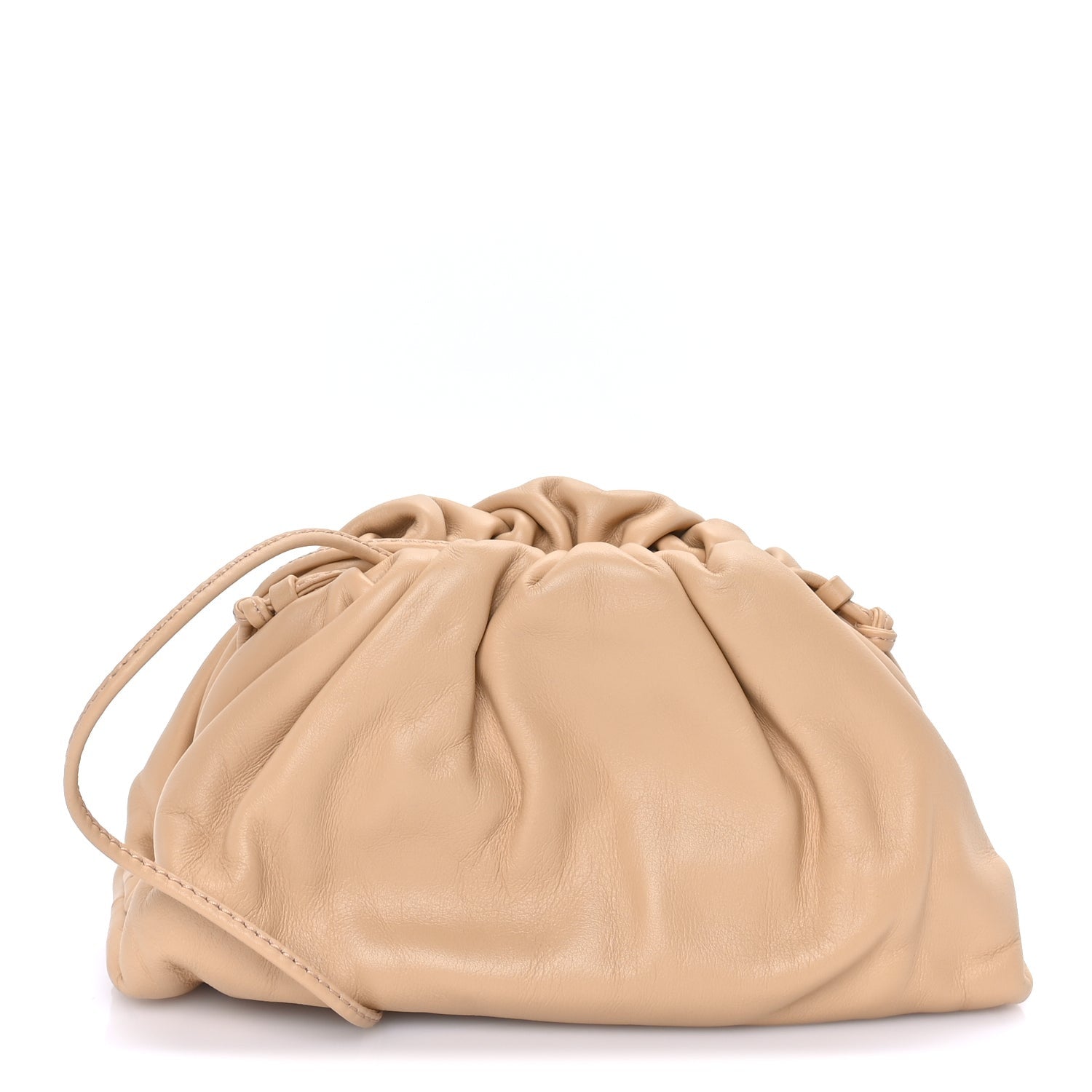 Bottega Veneta Butter Calfskin The Mini Pouch  Almond 1 of 7