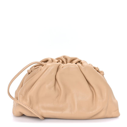 Bottega Veneta Butter Calfskin The Mini Pouch  Almond 1 of 7