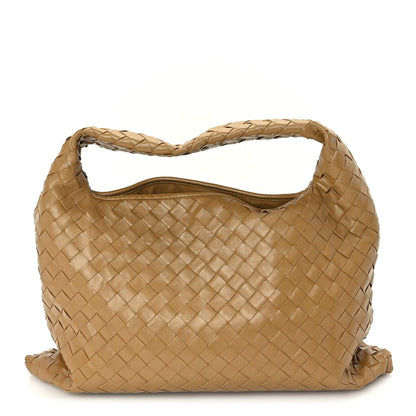 Bottega Veneta Calfskin Intrecciato Small Hop Dark Praline 1 of 8