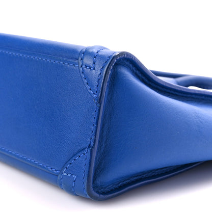 Celine Smooth Calfskin Nano Luggage Royal Blue 8 of 8
