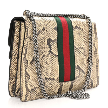 Gucci Snakeskin Web Medium Dionysus Shoulder Bag Natural 4 of 12