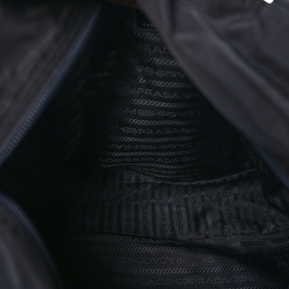 Prada Tessuto Nylon Saffiano Tote Black 4 of 8