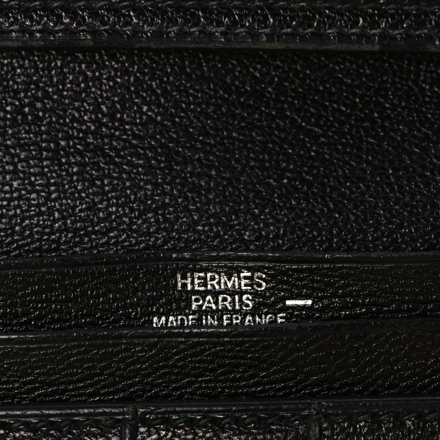 Hermes Lizard Varanus Niloticus Bearn Gusset Wallet Black 6 of 7