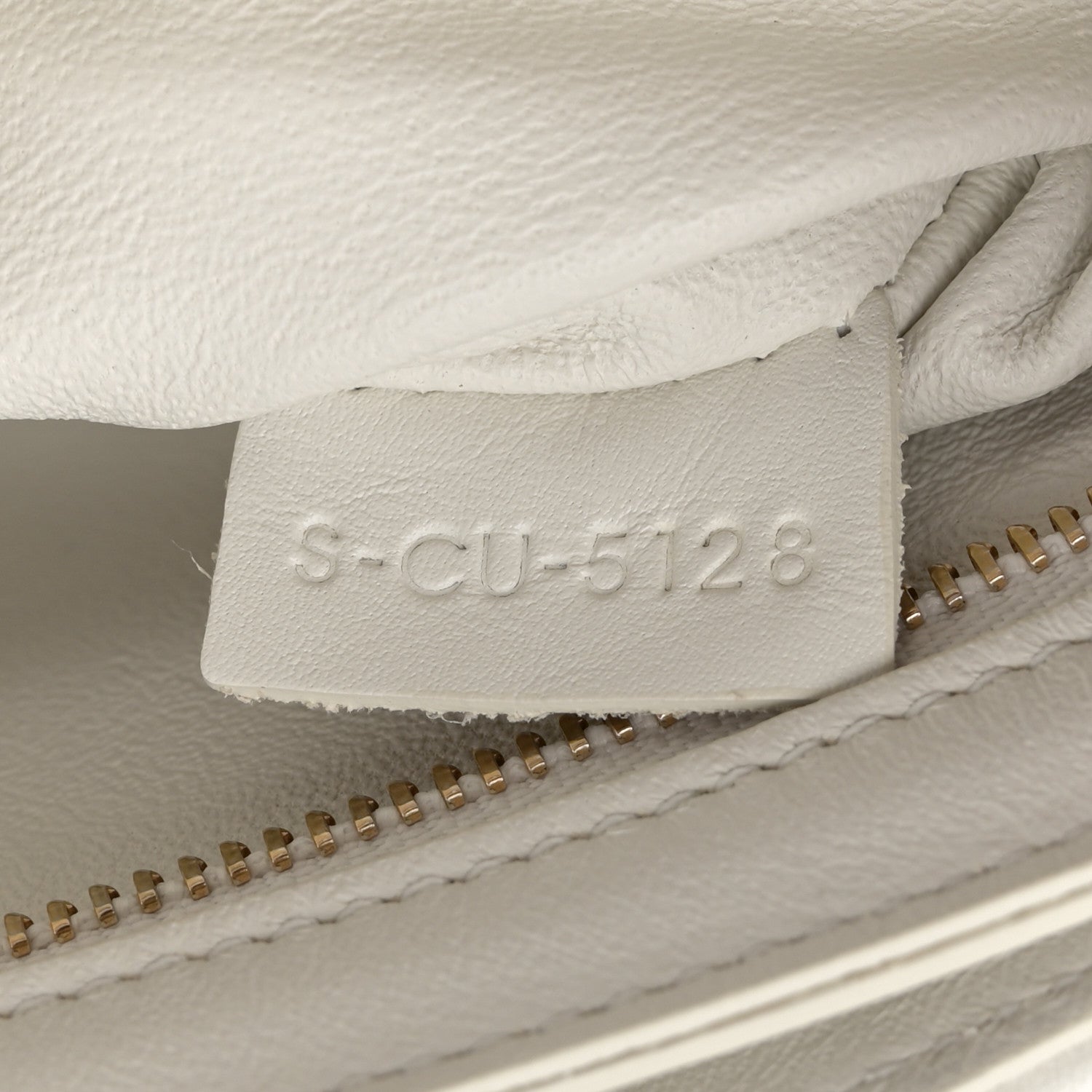 Celine Calfskin Quilted Medium C Bag Black White 7 of 15